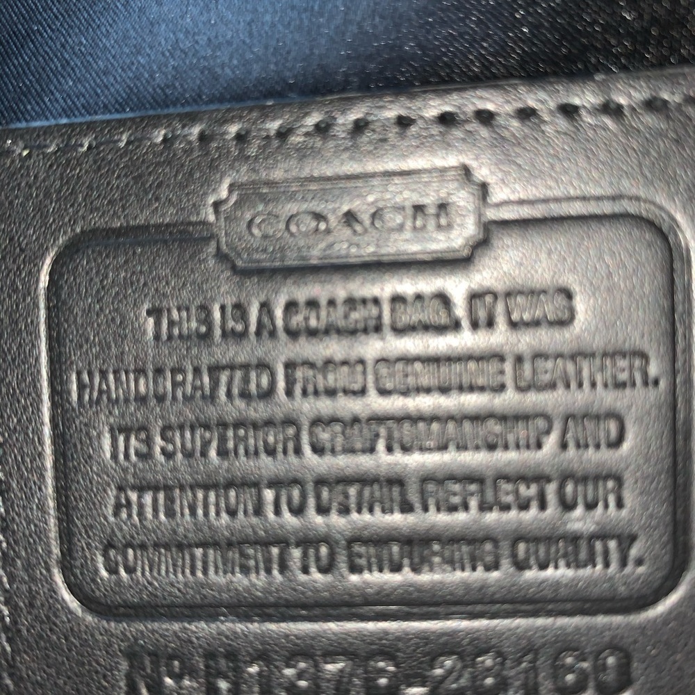 Coach Pebbled Leather Borough Bag #28160 - Picture 5 of 6